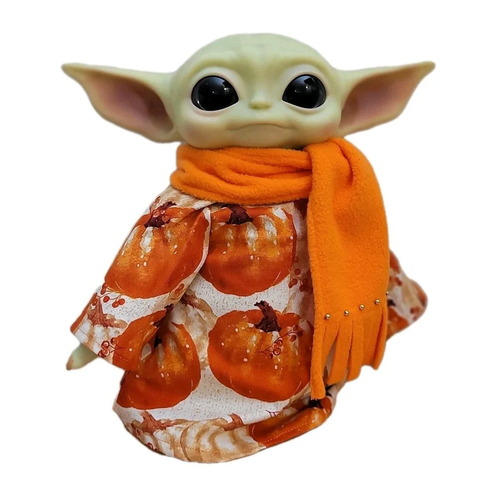 2pc. Fall Pumpkin Outfit & Scarf set for 11